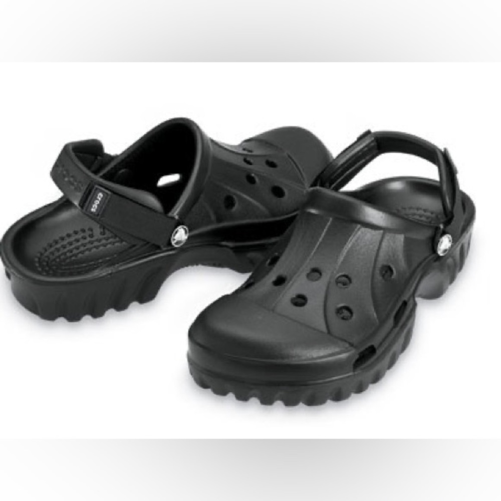 Black (slingback)crocs